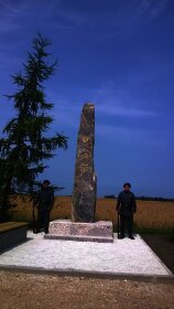 Smarde muistomerkin vihkiminen Latvia