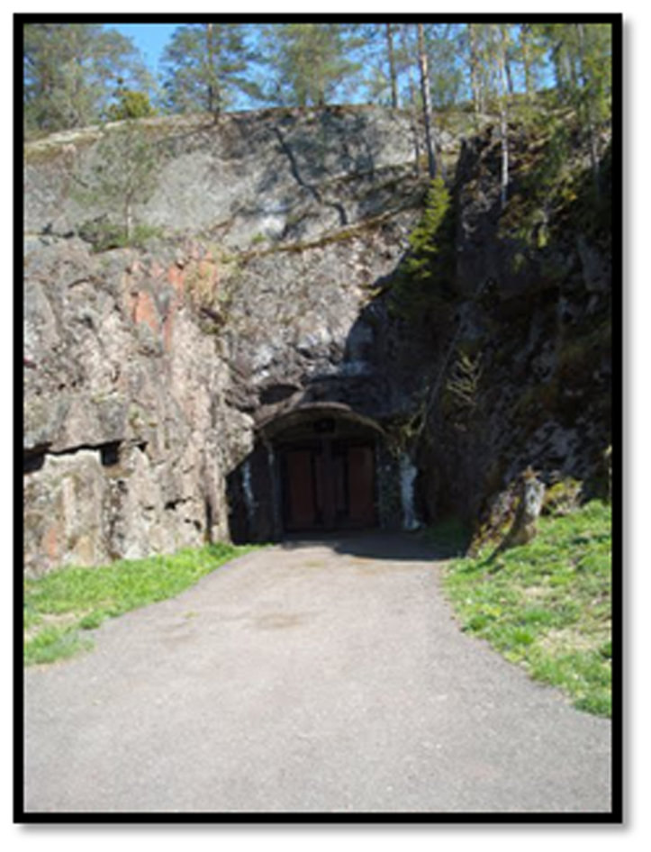 Rautakorven luolat/ammusvarasto Rautakorpi Viipuri
